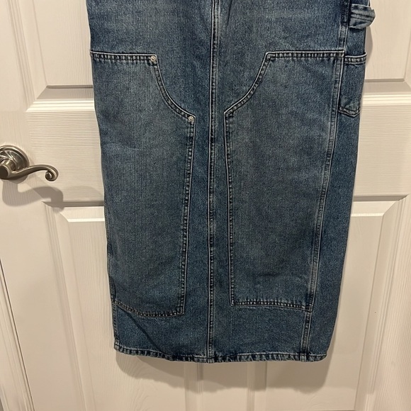 BDG urban outfitters denim carpenter maxi skirt size Small - Picture 4 of 9